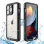 F�r Apple iPhone 15 Pro Max 360 Grad Full Body Wasserdichte H�lle