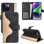 F�r Apple iPhone 15 Plus Design Handy Tasche Wallet Premium Schwarz Schutz H�lle Case Cover Etuis Zubeh�r