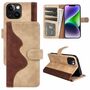 F�r Apple iPhone 15 Plus Design Handy Tasche Wallet Premium Braun Schutz H�lle Case Cover Etuis Zubeh�r