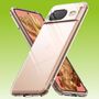 F�r Google Pixel 8 Silikon TPU Transparent Handy Tasche H�lle Cover 