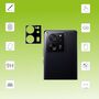 F�r Xiaomi 13T / 13T Pro 9H Back Kamera Schutz Hart Glas Cover Schwarz
