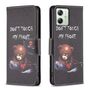 F�r Motorola Moto G54 Cover Handy Tasche Etuis TPU Hart Glas Panzer Folie AUSWAHL