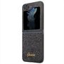 Guess Samsung Galaxy Z Flip5 Schutzhlle Case Glitter Script Schwarz