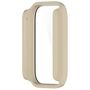 F�r Xiaomi Mi Band 8 Pro Kunststoff Watch H�lle + H9 Schutzglas Creme