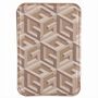 Guess Wallet Card Slot MagSafe GCube Stripe Kartenhalter Braun