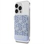 Guess Wallet Card Slot MagSafe GCube Stripe Kartenhalter Blau