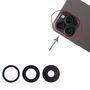3 Stk Back Kamera Linsen Fassung Schutz f�r Apple iPhone 15 Pro Ersatzteil 