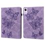 F�r Xiaomi Redmi Pad 2 / SE 11 Zoll Schmetterling Muster 2 Kunstleder H�lle Cover Tasche Case Lila