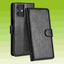 F�r Motorola Moto G54 Handy Tasche Wallet Premium Schutz H�lle Case Cover Etuis Neu Zubeh�r Schwarz