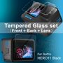 F�r GoPro HERO11 Schutzglas Set f�r Kamera Screens Komplettschutz Hart Glas Transparent