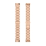 F�r Fitbit Charge 6 / 5 Style Stahl Ersatz Armband Smart Uhr Pink