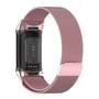 F�r Fitbit Charge 6 / 5 Metall Stahl Mesh Armband mit Magnetverschluss