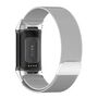 F�r Fitbit Charge 6 / 5 Metall Stahl Mesh Armband mit Magnetverschluss