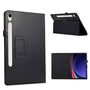 F�r Samsung Galaxy Tab S10 Plus / S9 Plus FE Plus / S8 Plus Schwarz Kunstleder H�lle Tablet Tasche 