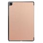 F�r Samsung Galaxy Tab A9 3folt Wake UP Smart Cover Tasche Etuis H�lle Rose Gold
