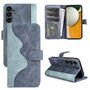 Fr Samsung Galaxy A15 Design Handy Tasche Wallet Schutz Hlle Blau