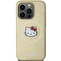 Hello Kitty Apple iPhone 15 Kitty Head Case Cover  Hlle MagSafe Gold