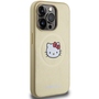 Hello Kitty Apple iPhone 15 Kitty Head Case Cover  Hlle MagSafe Gold