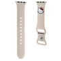 Hello Kitty Apple Watch Band f�r 38 / 40 / 41mm Silikon mit Kitty Head Muster
