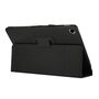F�r Samsung Galaxy Tab A9 Plus Kunst-Leder H�lle Tablet Tasche Schwarz