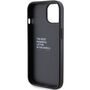 BMW Apple iPhone 15 Carbon Hardcase Schutzh�lle mit Stand Case Schwarz