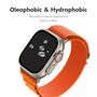 F�r Apple Watch Ultra 1 + 2 49mm 3D 0,3mm H9 Hart Glas Transparent 
