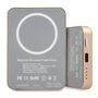 GUESS MagSafe Wireless Kabelloses Laden Powerbank 3.000 mAh Gold