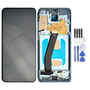 F�r Samsung Galaxy S20 Display Full OLED mit Rahmen Einheit Touch Ersatzteil Reparatur Blau