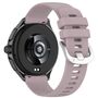 F�r Xiaomi Watch S3 hochwertiges Gl�nzend Silikon Ersatz Armband Lila