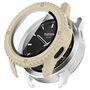 F�r Xiaomi Watch S3 Kunststoff Watch H�lle + H9 Hart Schutzglas Beige