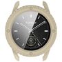 F�r Xiaomi Watch S3 Kunststoff Watch H�lle + H9 Hart Schutzglas Beige