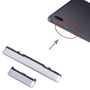 F�r Samsung Galaxy Tab S7 FE Power Button & Volume Button Ersatzteil Reparatur Silber  
