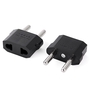 Reisenetzteil mit US zu EU-Stecker Ladeger�t Adapter Zubeh�r Schwarz 