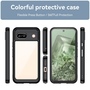 F�r Google Pixel 8a TPU Acryl Schutz Handy H�lle Case Cover Schwarz