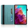 F�r Lenovo Tab P12 12.7 Zoll Baum Muster Kunstleder Schutz H�lle Cover Tasche Case Blau