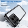 F�r Xiaomi 14 Pro TPU / Acryl Schutz Handy H�lle Case Cover Schwarz