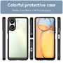 F�r Xiaomi Redmi 13C TPU / Acryl Schutz Handy H�lle Case Cover Schwarz
