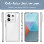 F�r Xiaomi Redmi Note 13 Pro Plus TPU Acryl Handy H�lle Transparent
