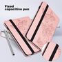 F�r Samsung Galaxy Tab A9 Plus Schmetterling Muster 2 Kunstleder H�lle Cover Tasche Case Pink