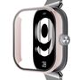 F�r Xiaomi Redmi Watch 4 Kunststoff Watch H�lle + 3D Schutzglas Rosa