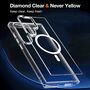 F�r Samsung Galaxy S24 Ultra MagSafe Acryl TPU Silikon Transparent