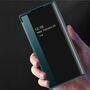 F�r Samsung Galaxy S24 Plus View Spiegel Smart Cover Wake UP Gr�n
