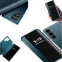 F�r Samsung Galaxy S24 Plus View Spiegel Smart Cover Wake UP Gr�n