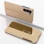F�r Samsung Galaxy S24 Plus View Spiegel Handy Smart Cover Wake UP Gold