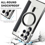 F�r Samsung Galaxy S24 Ultra 360 Grad Full Magsafe Anti Datenklau Case Schwarz