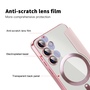 F�r Samsung Galaxy S24 Plus 360 Grad Full Magsafe Anti Datenklau Cover Rosa