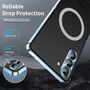 F�r Samsung Galaxy S24 Magsafe Frosted Metall Case Cover Schutz Tasche Blau