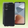 F�r ZTE Blade A54 Silikon TPU Schutz Schwarz Handy H�lle Case d�nn Neu 
