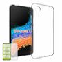 F�r Samsung Galaxy XCover 7 Silikon TPU H�lle d�nn + H9 Hart Glas