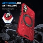 F�r Samsung Galaxy A24 4G / A25 5G MagSafe Schock Magnet Ring Schutzh�lle Rot